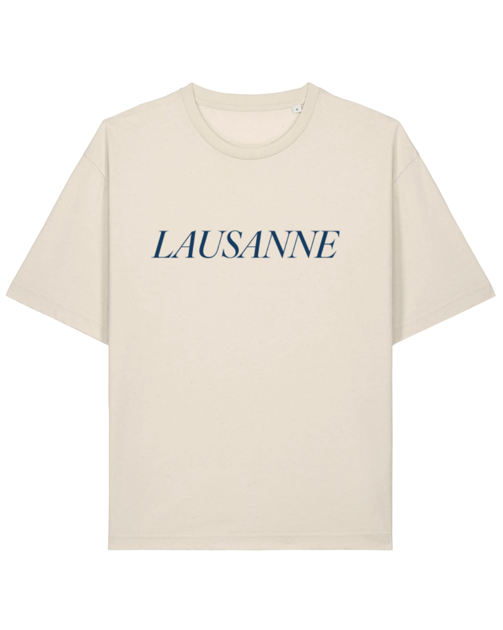 Lausanne 1922 T-shirt unisexe relaxed fit natural raw