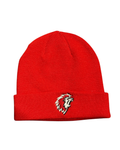 Bonnet rouge broderie lion enfant