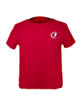 Petit lion t-shirt femme rouge