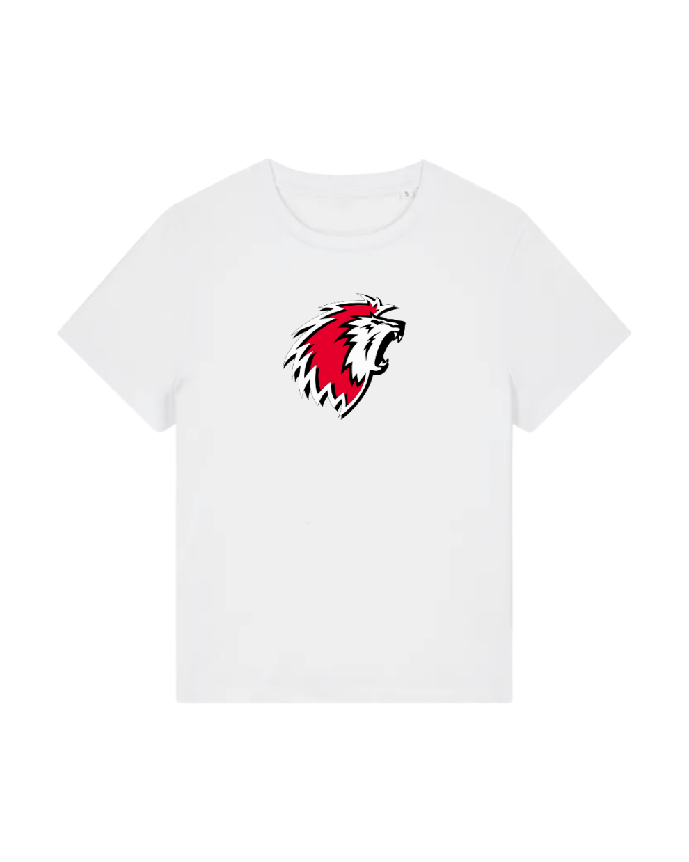 Grand lion t-shirt unisexe blanc