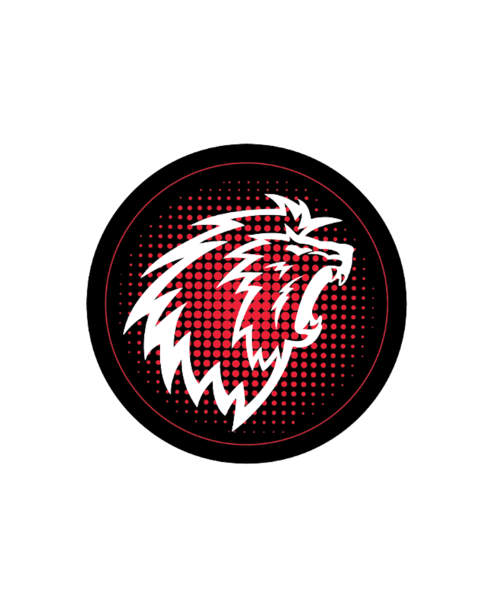 Rouge x Blanc Pochette de stickers