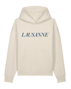 Lausanne 1922 Hoodie unisexe relaxed natural raw