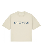 Lausanne 1922 T-shirt femme relaxed natural raw