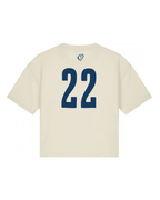 Lausanne 1922 T-shirt femme relaxed natural raw