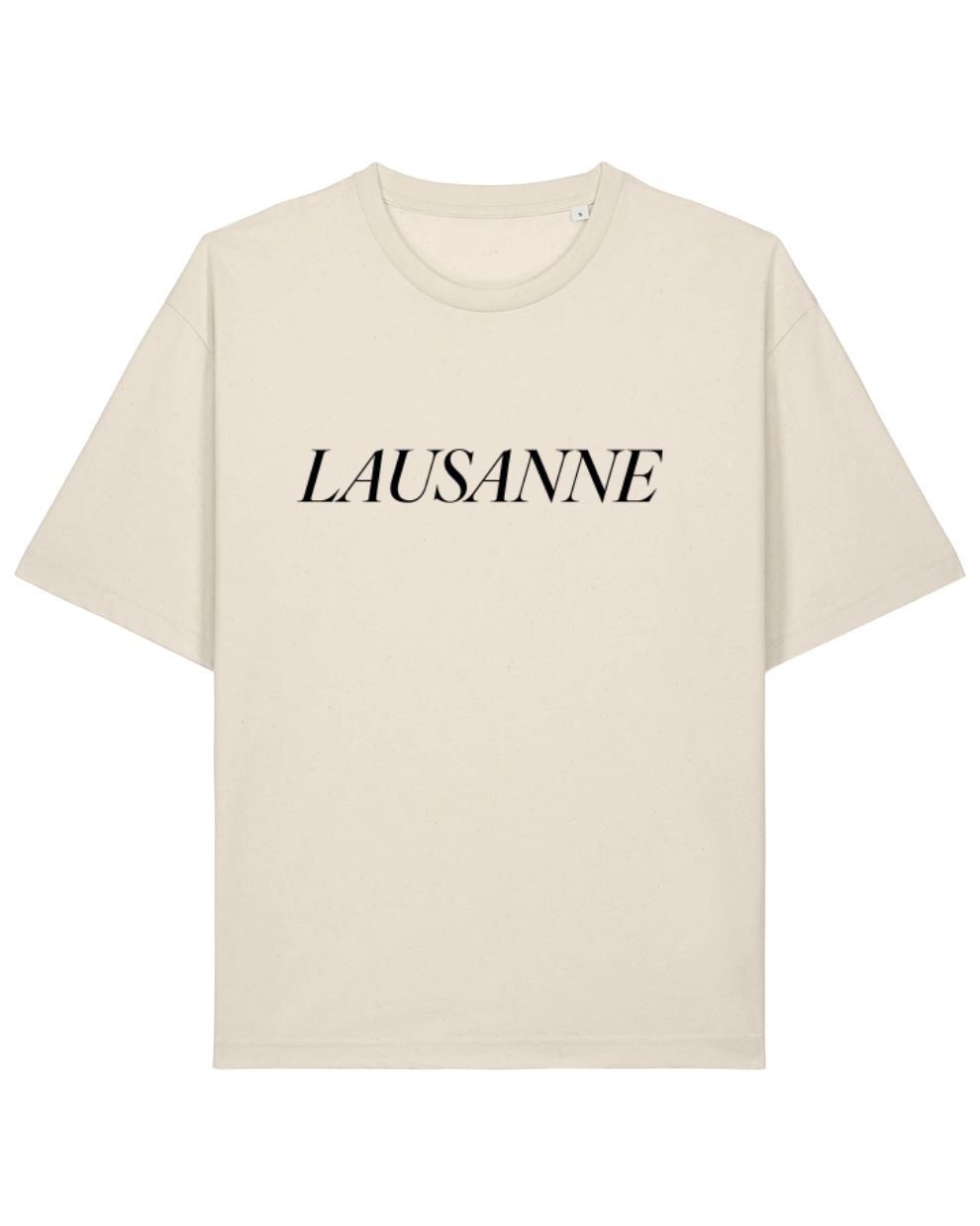 Lausanne 1922 T-shirt unisexe relaxed fit natural raw