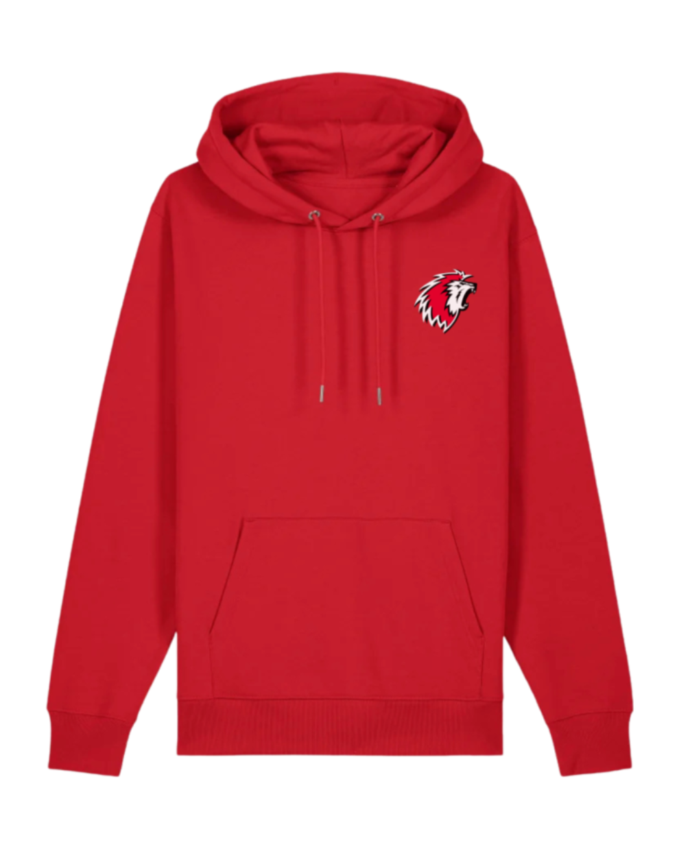 Petit Lion Hoodie rouge