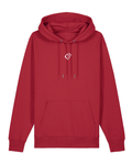 Lausanne Essential Hoodie unisexe rouge