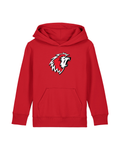 Grand Lion Hoodie enfant rouge