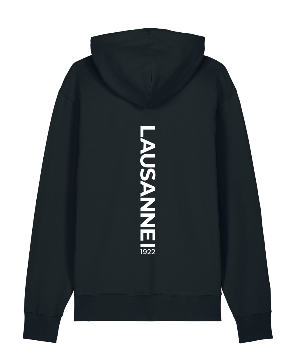 Lausanne Essential Hoodie unisexe noir