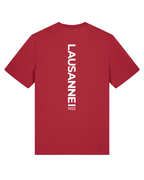 Lausanne Essential T-shirt unisexe rouge