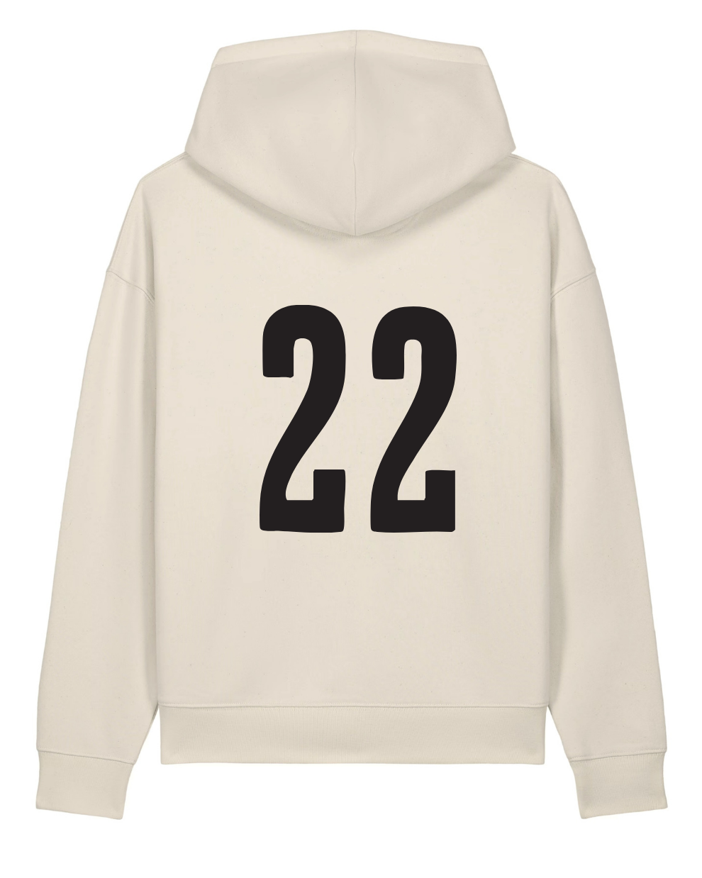 Lausanne 1922 Hoodie unisexe relaxed natural raw