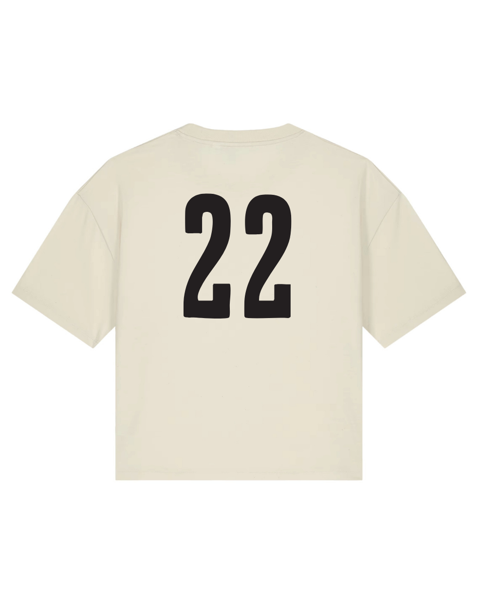 Lausanne 1922 T-shirt femme relaxed natural raw