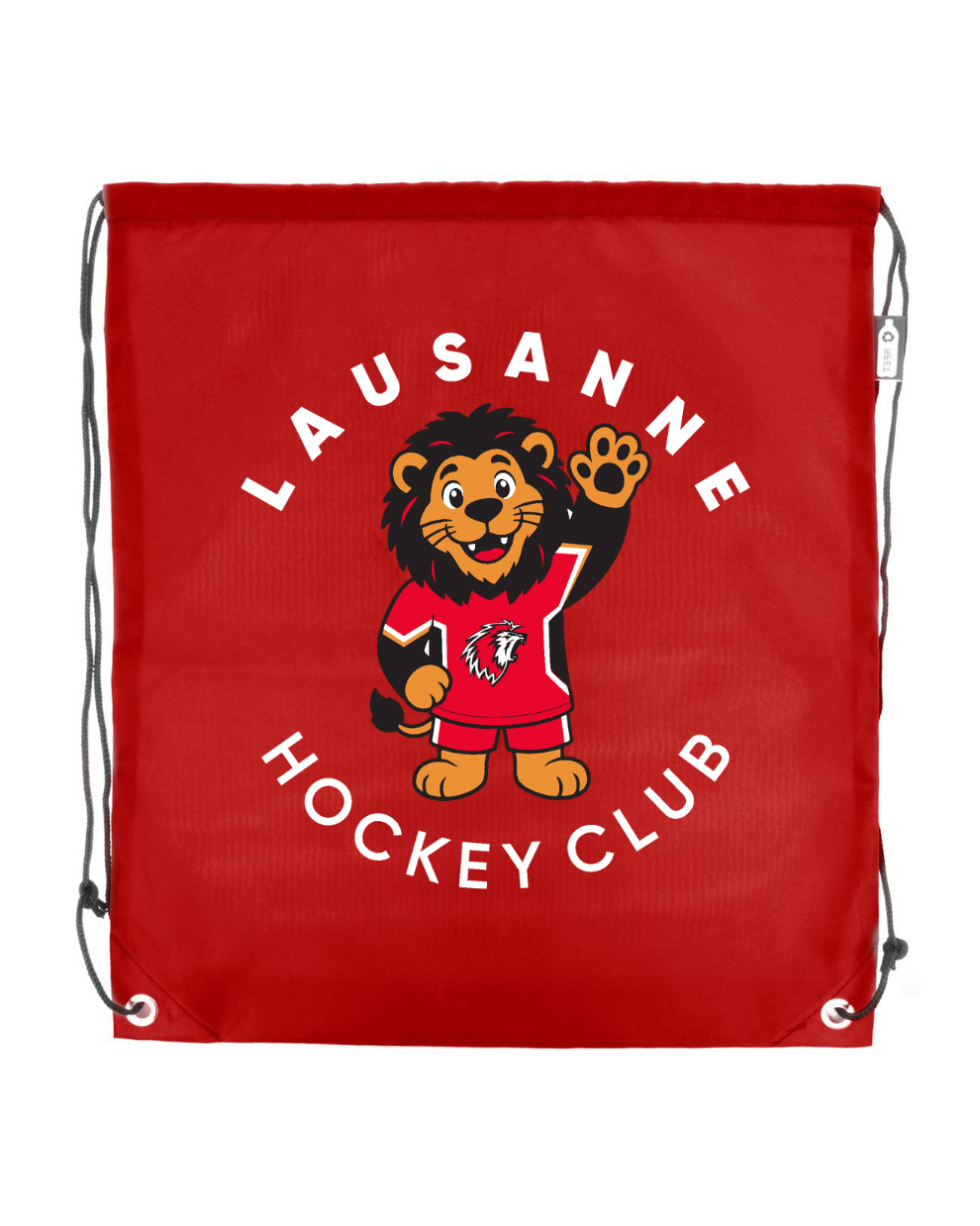 Rouge x Blanc Sac ficelle kids rouge