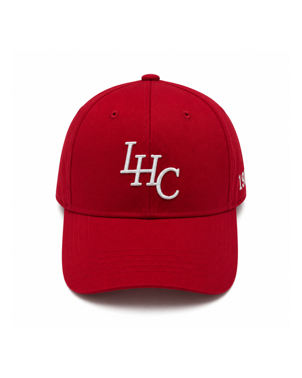 Rouge x Blanc Casquette LHC rouge