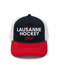 Rouge x Blanc Casquette trucker